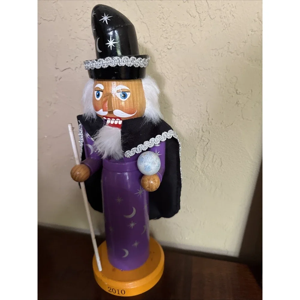 Nutcracker‎ Wizard 14.5 Inches Limited Edition  2010 With Crystal Ball